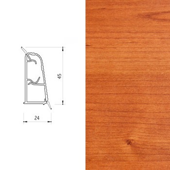 ALZATINA CILIEGIO TRAPEZIO TRAPEZIO 45X25X3MT
