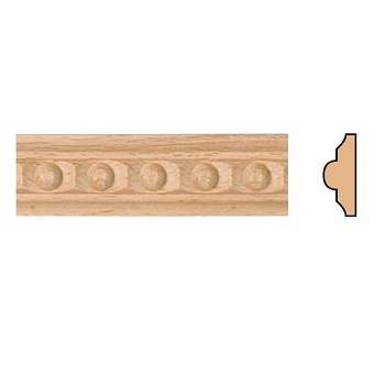 CORNICE SCOLPITA (18060) 20X8MM 2,44MT FAGGIO