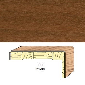 COPRIFILO TANGANICA ALET 30X70MM 2,25MT ALETTA