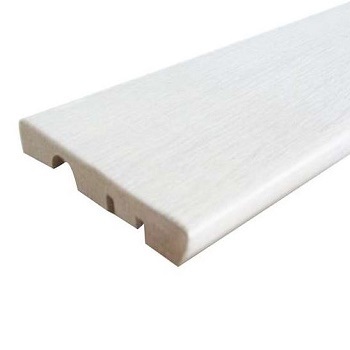 BATTISCOPA BIANCO MEDIUM DENSITY 10X70MM 2,4MT PROMO