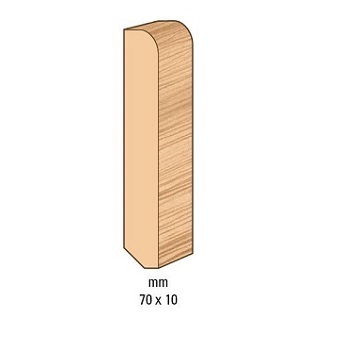 BATTISCOPA GREZZO 70X10MM 2,25MT