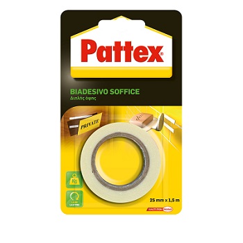 PATTEX BIADESIVO SOFFICE 25X1,5  