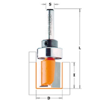 FRESA TAGLIO DIRITTO+CUSCINETTO D13MM PER RIFILARE