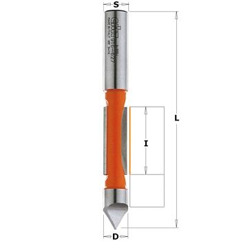 FRESA FORARE E RIFILARE D6MM