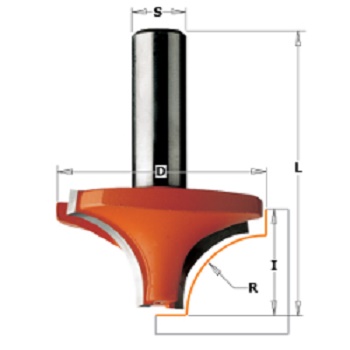 FRESA RAGGIO CONCAVO D19MM