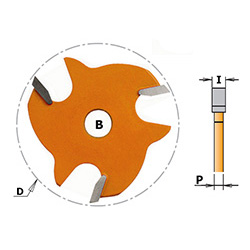 FRESA DISCO SCANALATURA D/taglio 2MM