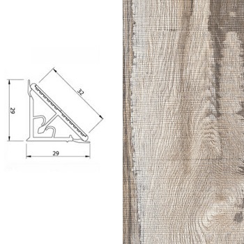 ALZATINA NEVADA 451 TRIA 29X29MM 3,6MT