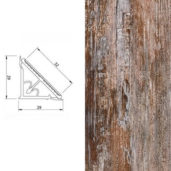 ALZATINA MONTANA 453 TRIA 29X29MM 3,6MT