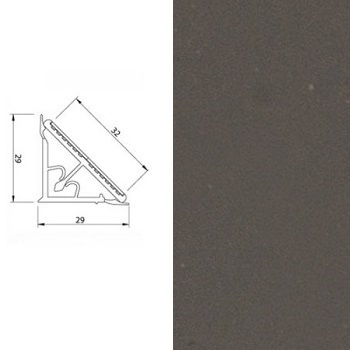 ALZATINA GRIGIO LONDRA TRIAN 29X29MM 4,2MT