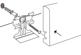 BLISTER 30CLIP FISSAGGIO BATTISCOPA IMP.
C/VITI E TASSELLI - METALLO