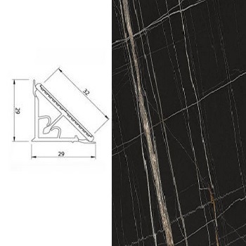 ALZATINA MARMO BALTICO 421 29X29MM 4,2MT