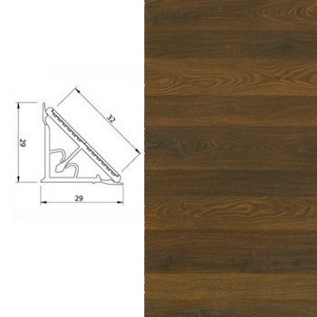 ALZATINA NOCE THERMO 095 29X29MM 4,2MT