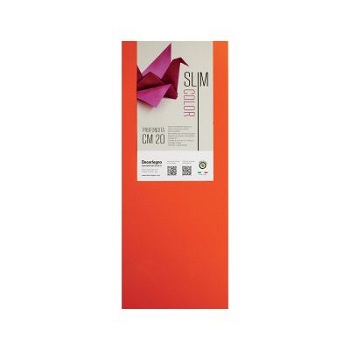 MENSOLA SLIM COLOR ARANCIO 40X20X1,8CM