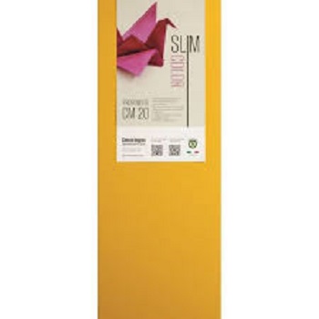 MENSOLA SLIM COLOR GIALLO 40X20X1,8CM